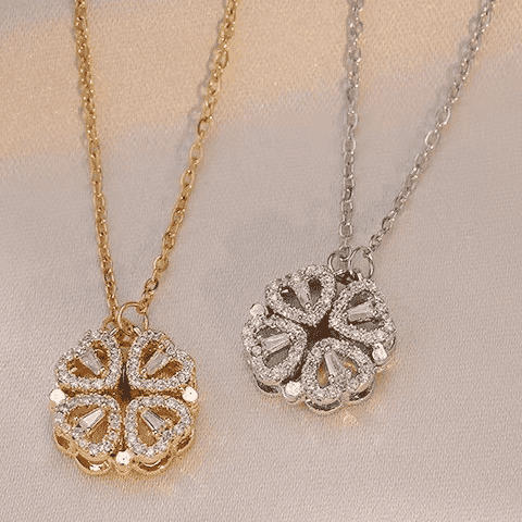 Collar Trébol 2x1 | Caja Rosas Eternas Gratis