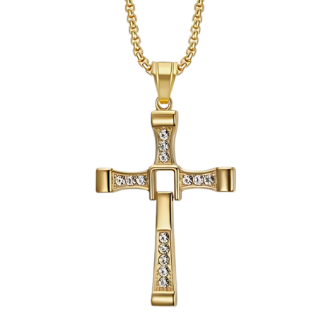 Collar | Cruz Fuerza Brillante