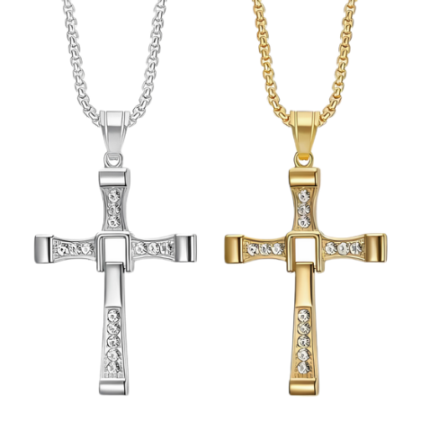 Collar | Cruz Fuerza Brillante