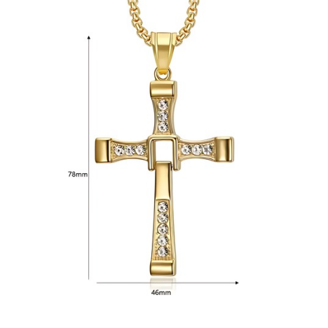 Collar | Cruz Fuerza Brillante