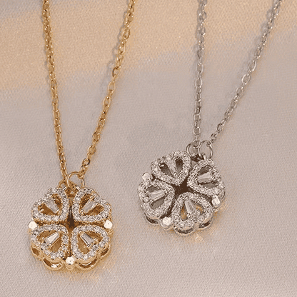 Collar Trébol 2x1 | Caja Rosas Eternas Gratis